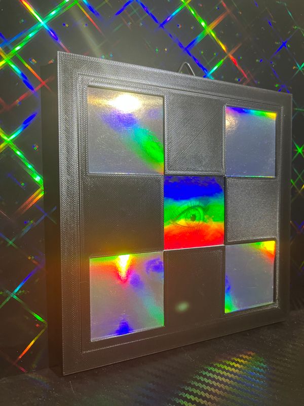 "5D Chess" 3D Printed Artwork With 3D Hologram