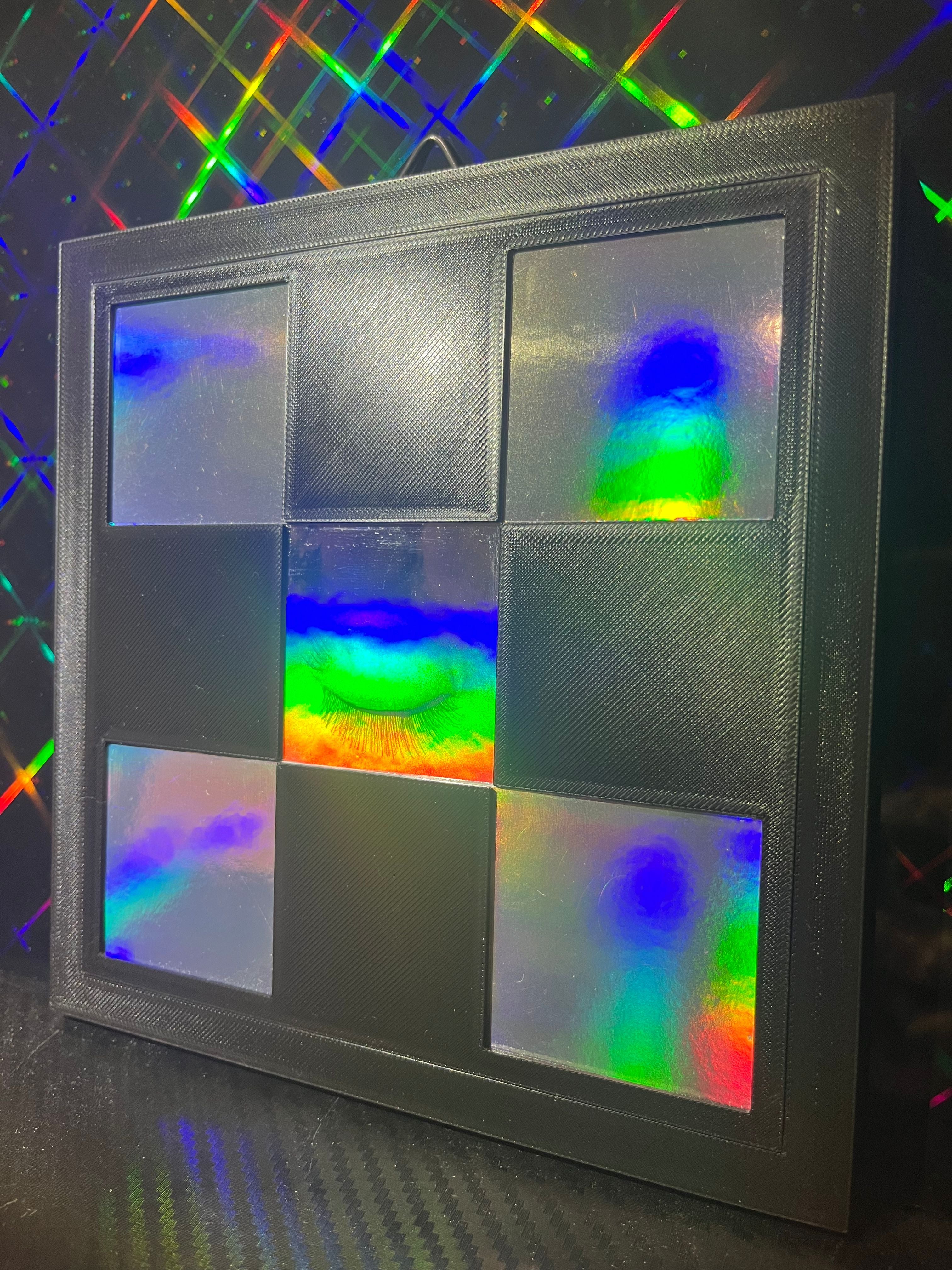 "5D Chess" 3D Printed Artwork With 3D Hologram