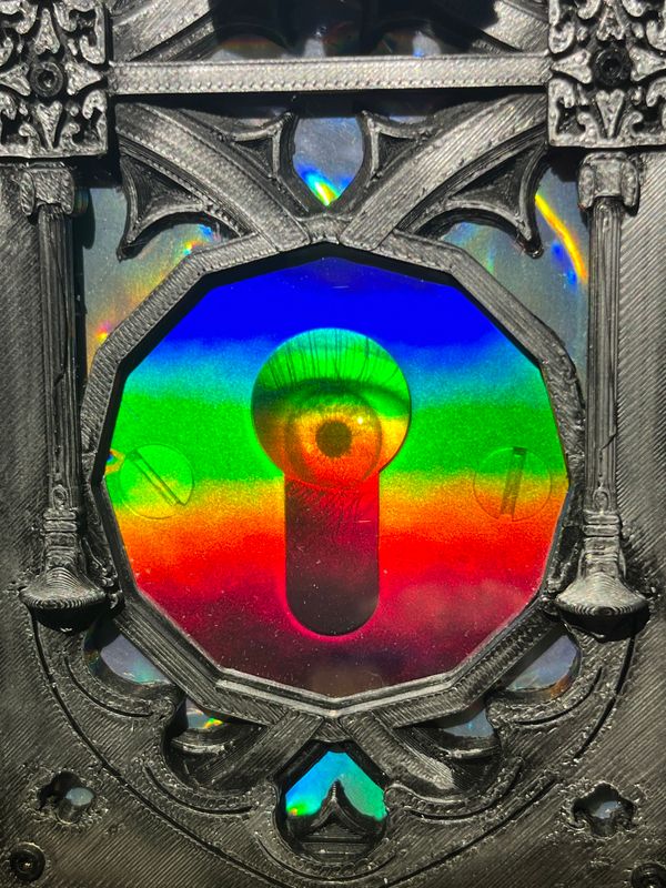 "Dimensional Doorways" 3D Printed Artwork With 3D Hologram