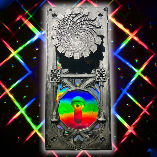 "Dimensional Doorways" 3D Printed Artwork With 3D Hologram