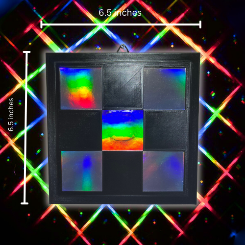 "5D Chess" 3D Printed Artwork With 3D Hologram