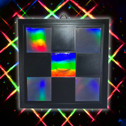 "5D Chess" 3D Printed Artwork With 3D Hologram