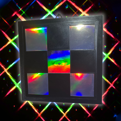 "5D Chess" 3D Printed Artwork With 3D Hologram