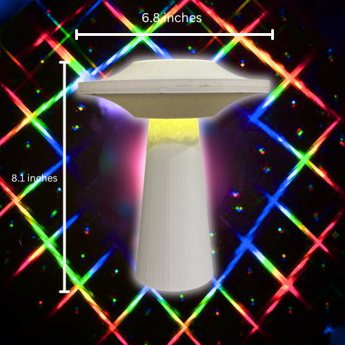 UFO Rainbow Diffraction Lamp