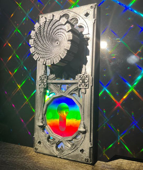 "Dimensional Doorways" 3D Printed Artwork With 3D Hologram
